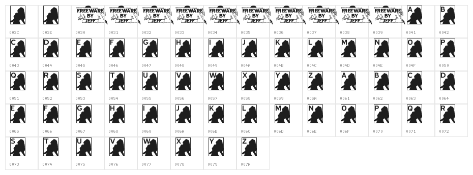 Sultry Lady JL Character Map