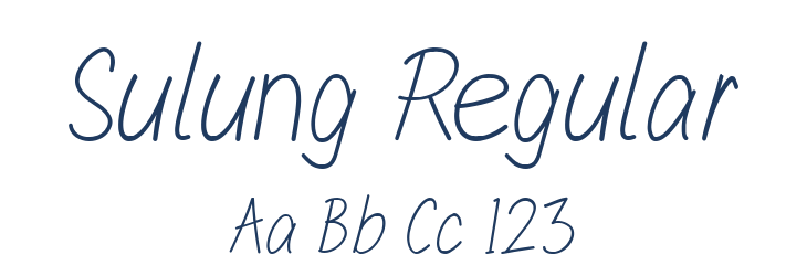 Sulung Regular Font Preview