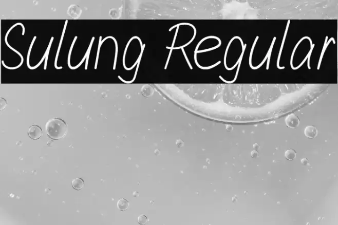 Sulung Regular Fuentes examples