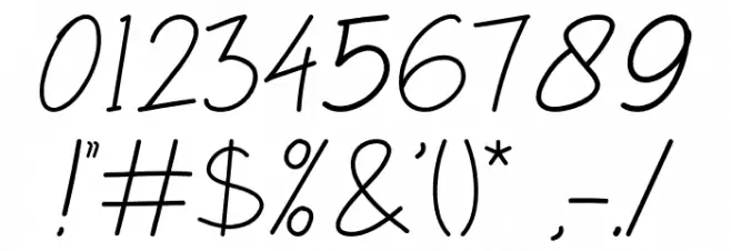 Sulung Font OTHER CHARS