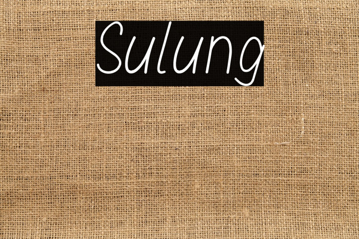 Sulung Example 1