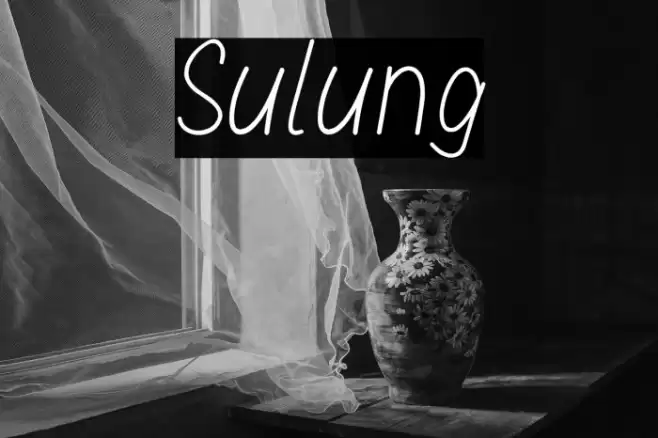 Sulung Font examples
