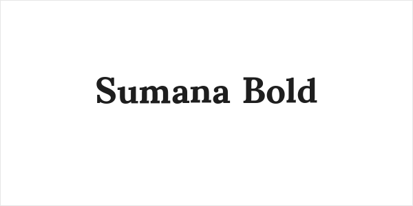 Sumana Bold Logo