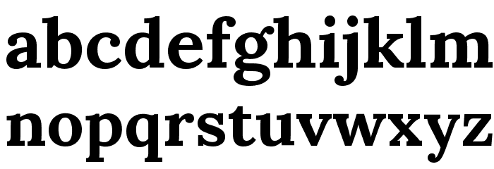 Sumana Bold Font LOWERCASE