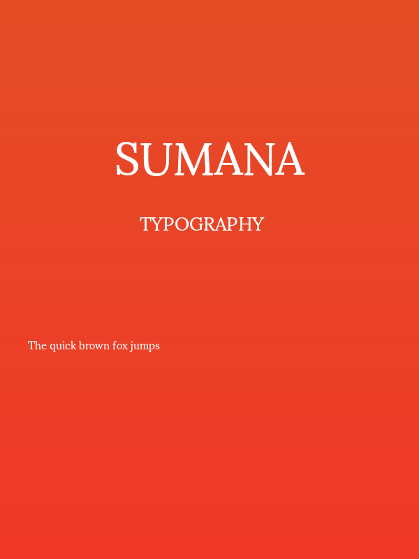 Sumana Poster