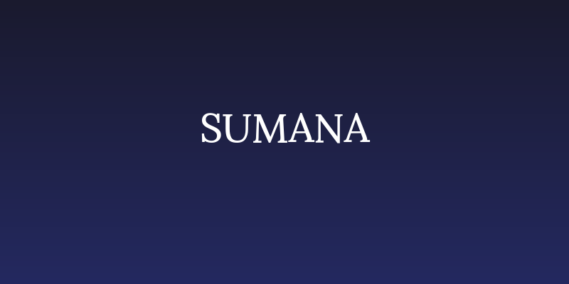 Sumana Social Header
