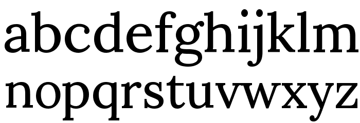 Sumana Font LOWERCASE