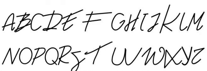 Sumatera 字体 大写