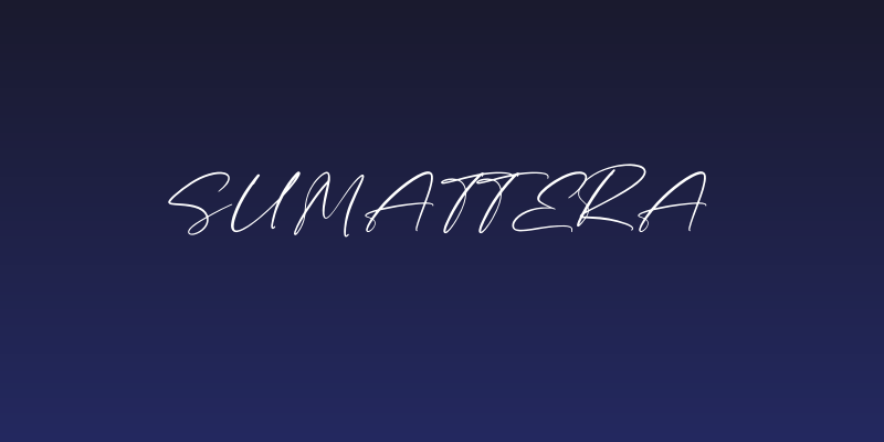 Sumattera Social Header