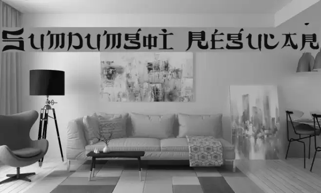 Sumdumgoi Regular Schriftart examples