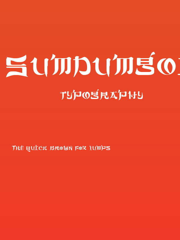 Sumdumgoi Regular Poster