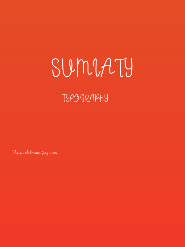 Sumiaty Poster