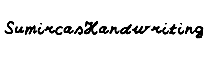 Sumirca_s_Handwriting  font caratteri gratis