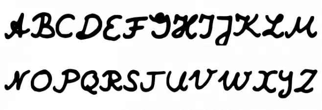Sumirca_s_Handwriting Шрифта ВЕРХНИЙ