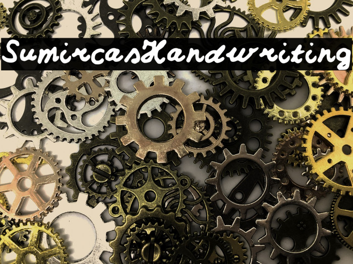 Sumirca_s_Handwriting Font examples