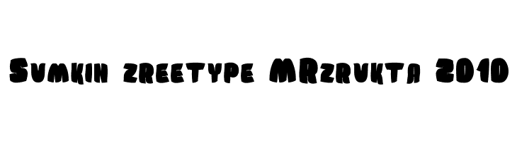 Sumkin freetype MRfrukta 2010 Font