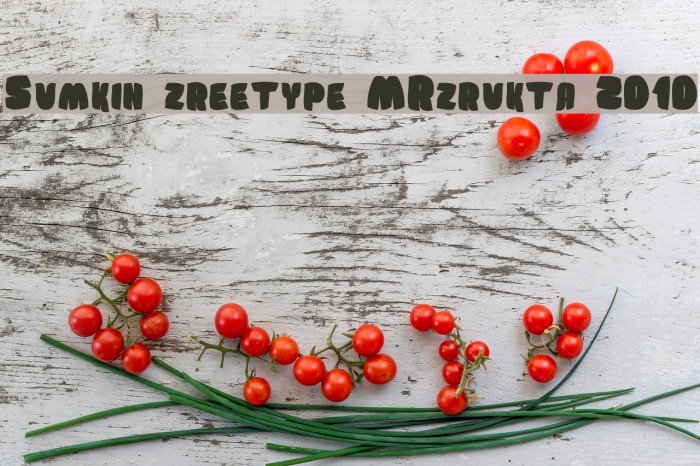 Sumkin freetype MRfrukta 2010 Font examples