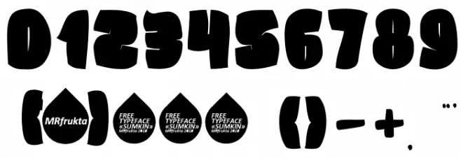 SumkinfreetypeMRfrukta2010 Font OTHER CHARS
