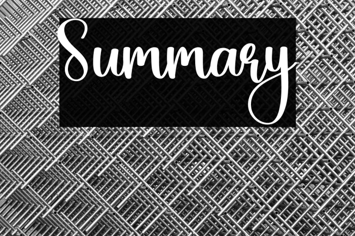 Summary Example 3