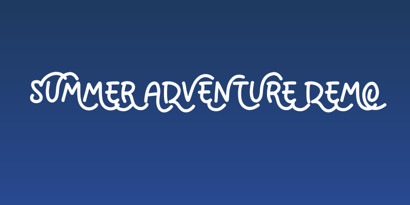 Summer Adventure Demo Social Header
