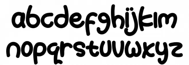 Summer Baby फ़ॉन्ट लोअरकेस