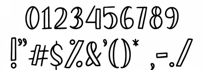 Summer Beach Regular Font OTHER CHARS