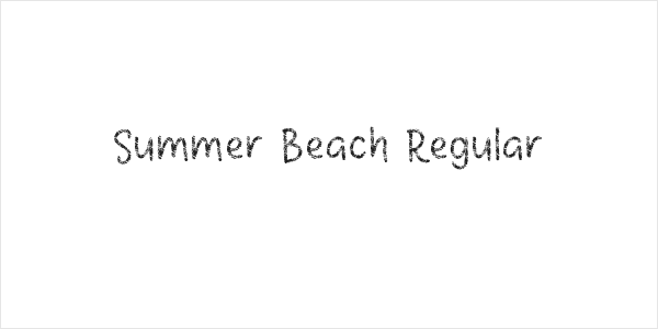 Summer Beach Regular Logo