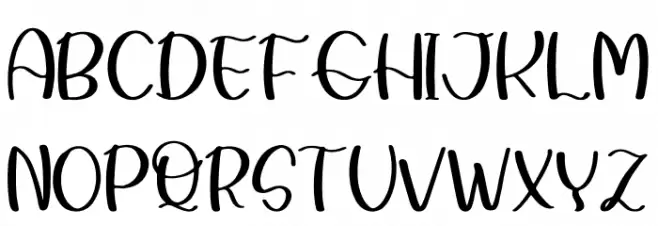 Summer Beach Schriftart Groß