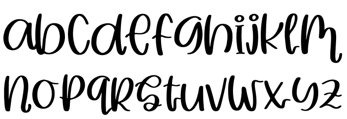 Summer Beach Font LOWERCASE