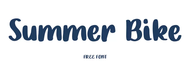 Summer Bike  Скачать бесплатные шрифты