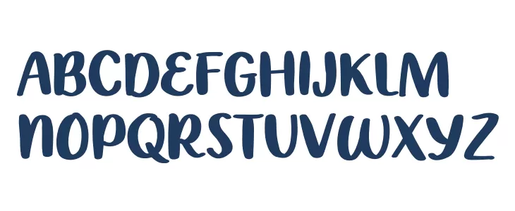 Summer Bike Caratteri MAIUSCOLE