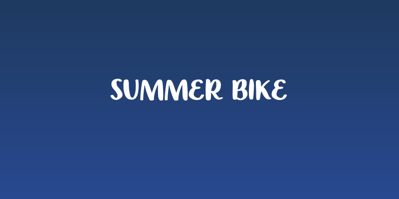 Summer Bike Social Header
