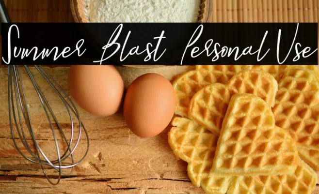 Summer Blast - Personal Use Example 2