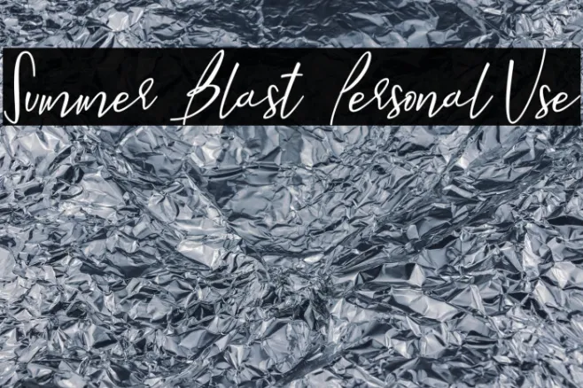 Summer Blast - Personal Use Example 3