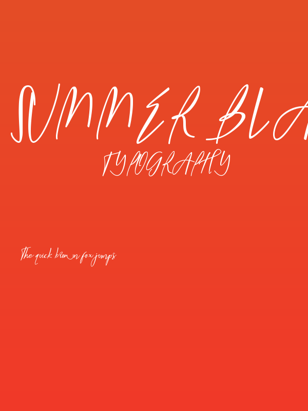 Summer Blast - Personal Use Poster
