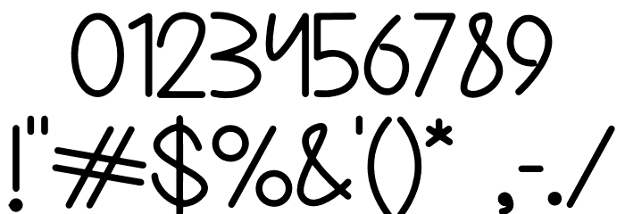 Summer Butterfly Font OTHER CHARS