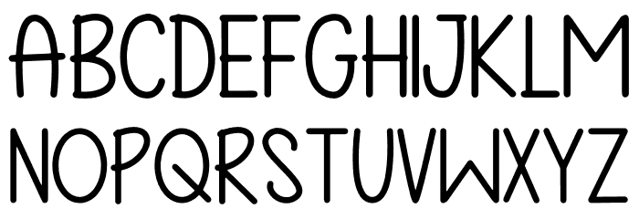 Summer Butterfly Font LOWERCASE