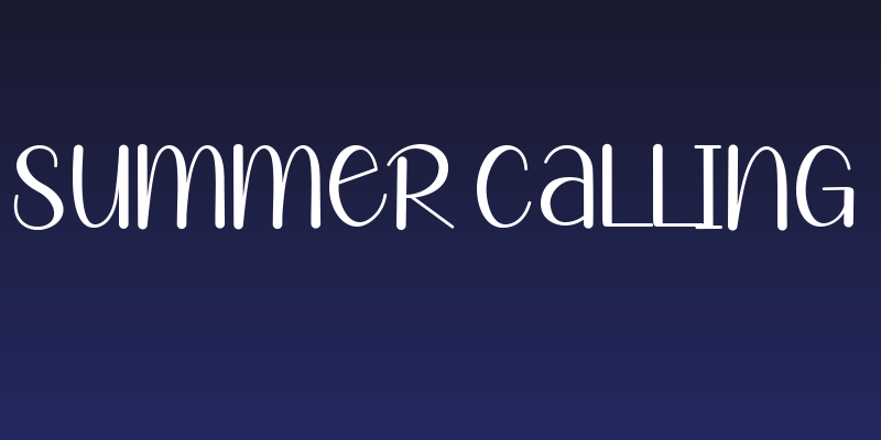 Summer Calling Social Header
