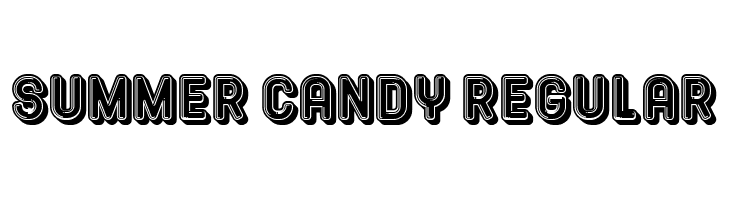 Summer Candy Regular Fonte