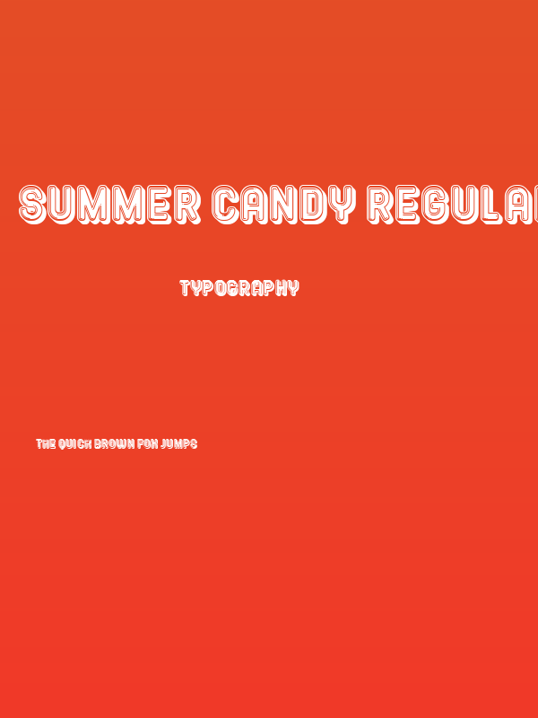 Summer Candy Regular Poster