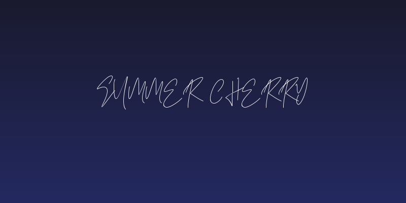 Summer Cherry Social Header
