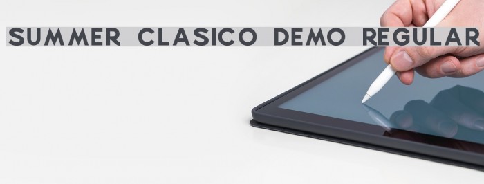 Summer Clasico DEMO Regular Font examples