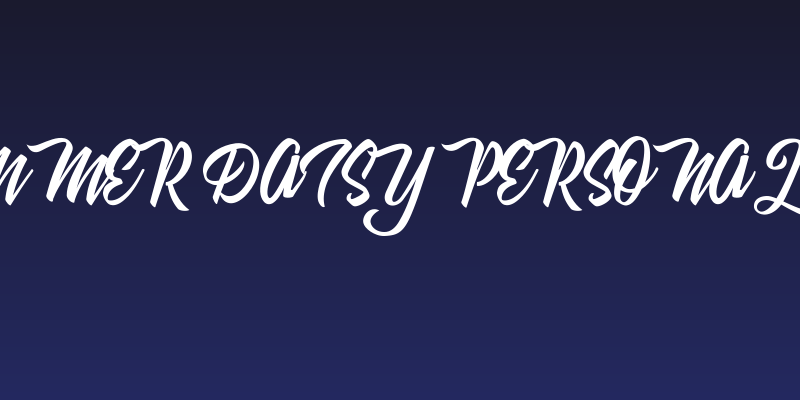 Summer Daisy Personal Use Social Header