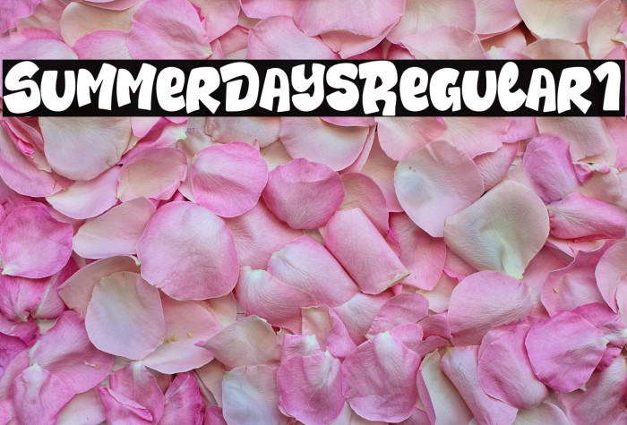 Summer Days Regular1 Example 1