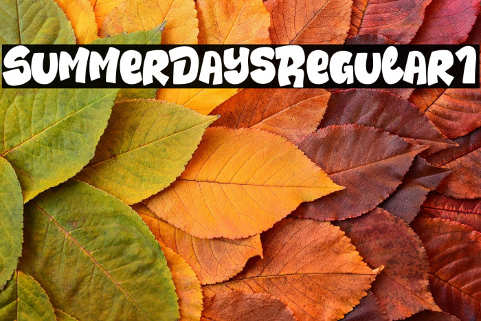 Summer Days Regular1 Example 3