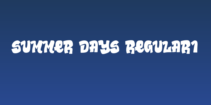 Summer Days Regular1 Social Header