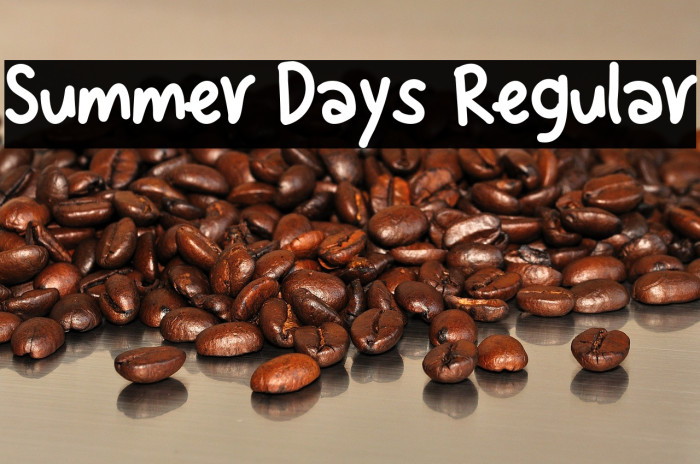 Summer Days Regular Example 1