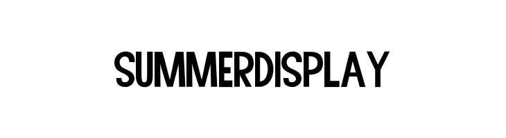 Summer Display  免费字体下载