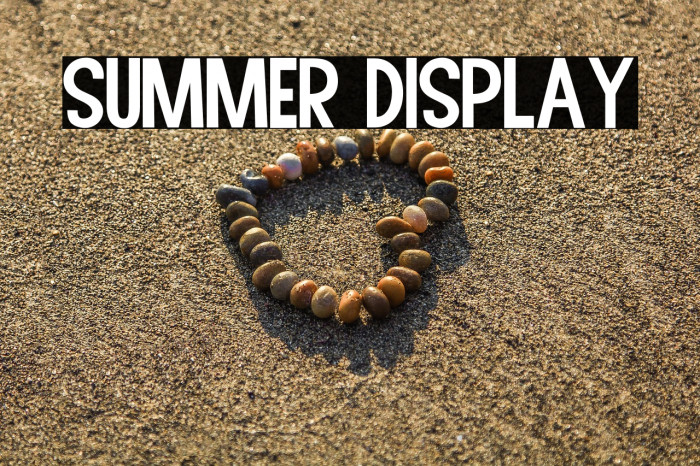 Summer Display Example 1