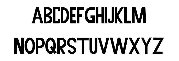 Summer Display Font LOWERCASE